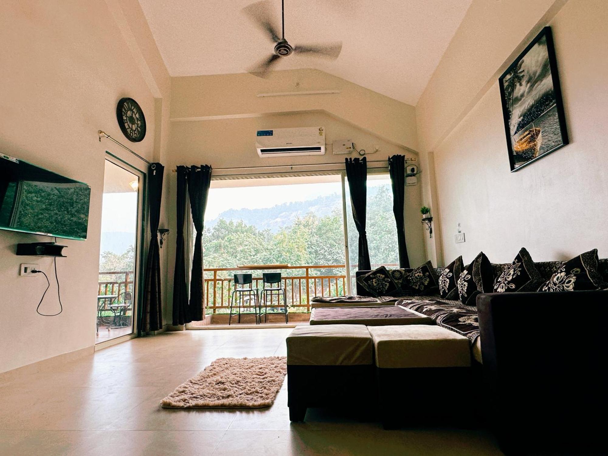 Mountainview Paradise - Cozy 1Bhk Amidst Mountains Karjat Kültér fotó